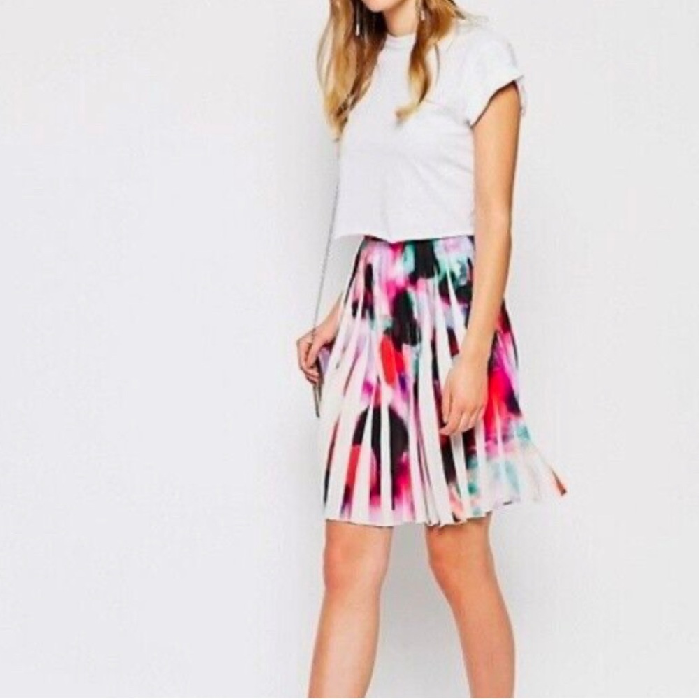 French Connection pleated mini skirt
